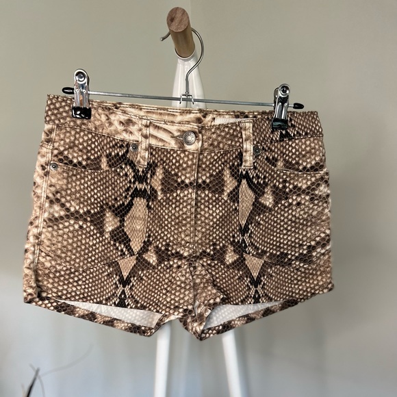 SASS & BIDE Vintage Snake Pattern SHORTS - Picture 3 of 8